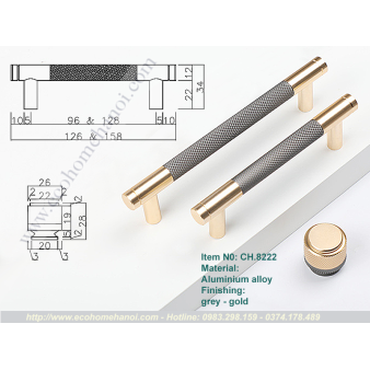 Tay nắm tủ cao cấp phong cách châu Âu CH8222